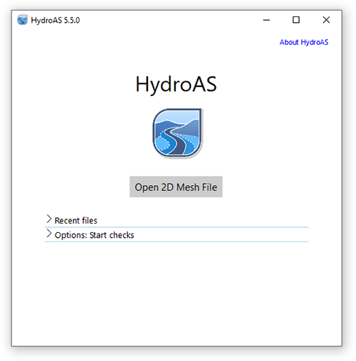 HydroAS Interface 1