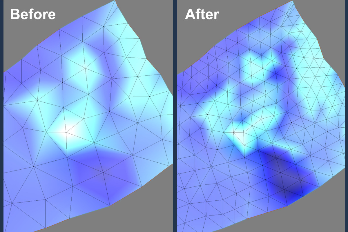 2D mesh refinement example