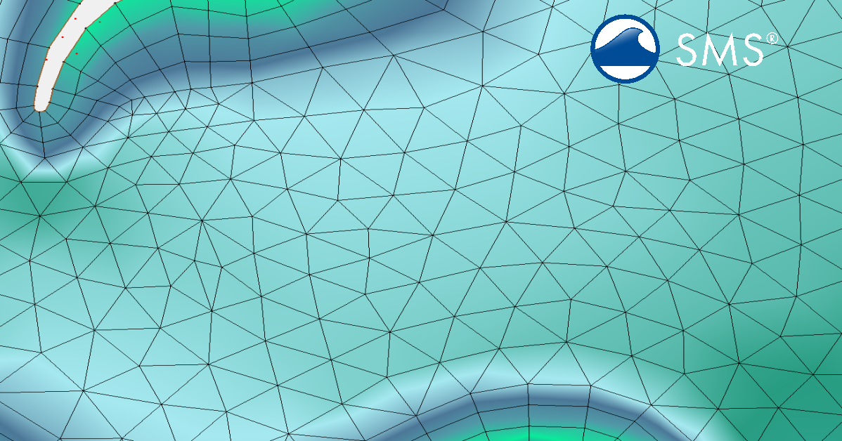 SMS mesh with varying redistribution