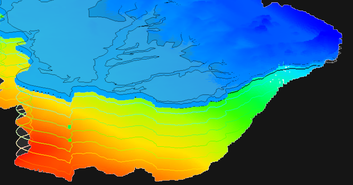 Raster contours