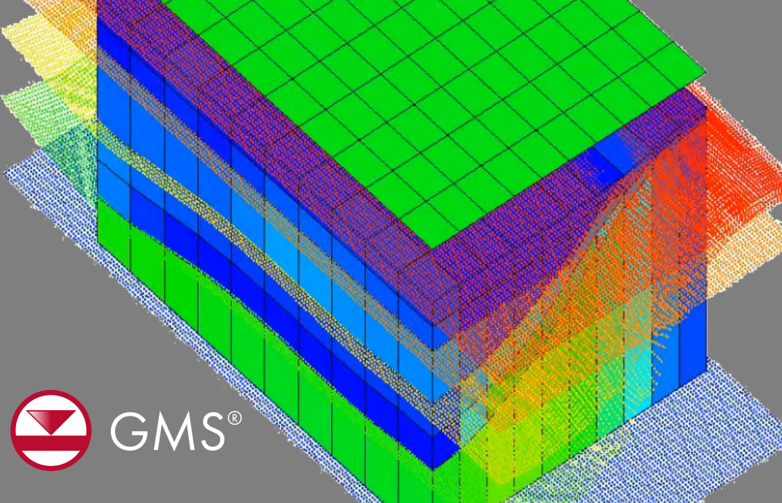 Unstructured grid created using the UGrid from Rasters tool