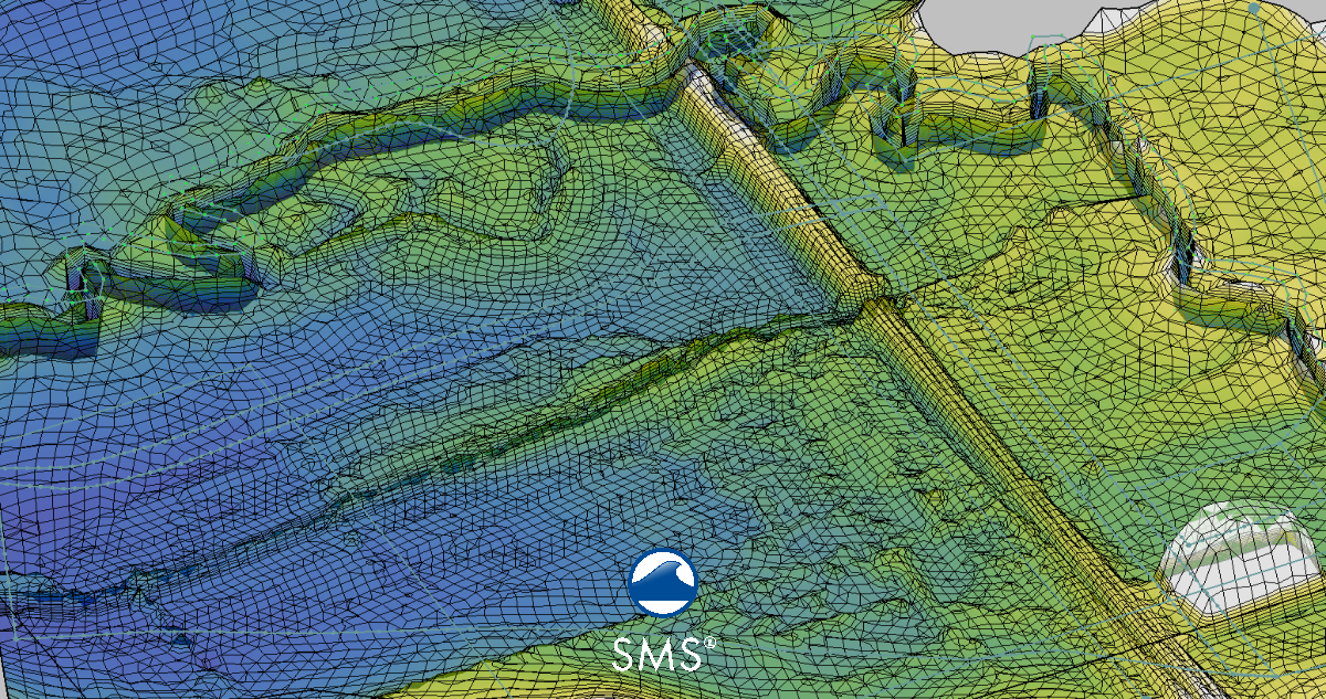 Map coverage and mesh in SMS