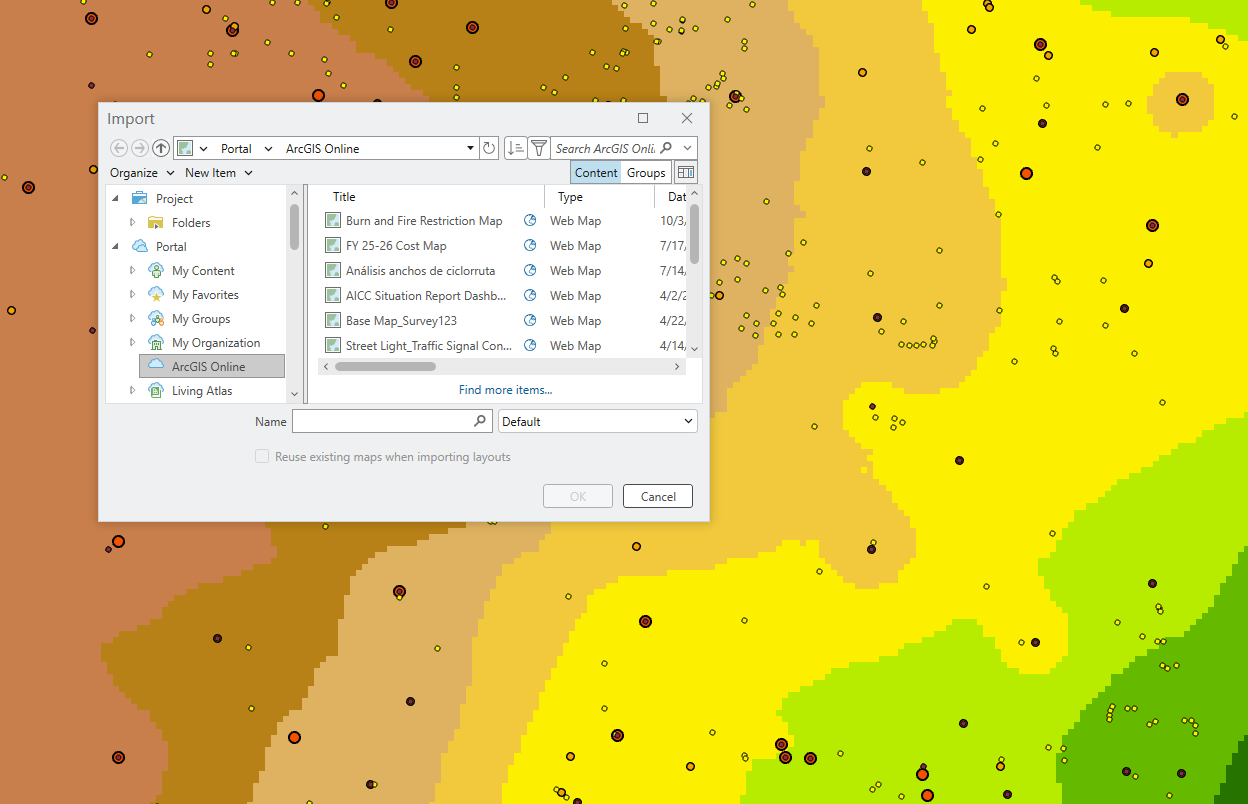 Importing into ArcGIS Pro