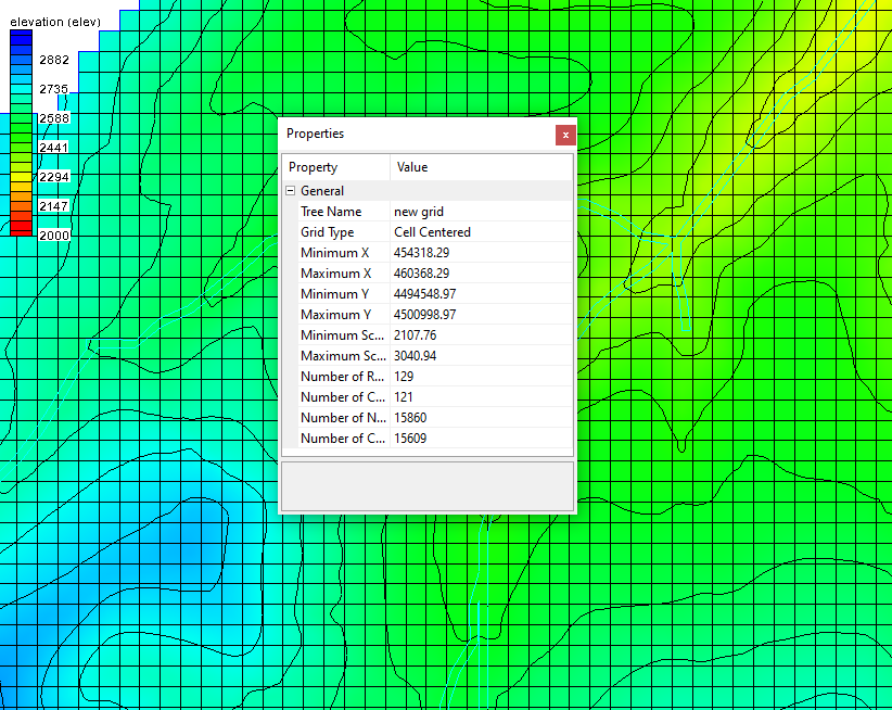 ASCII gridded file properties in WMS