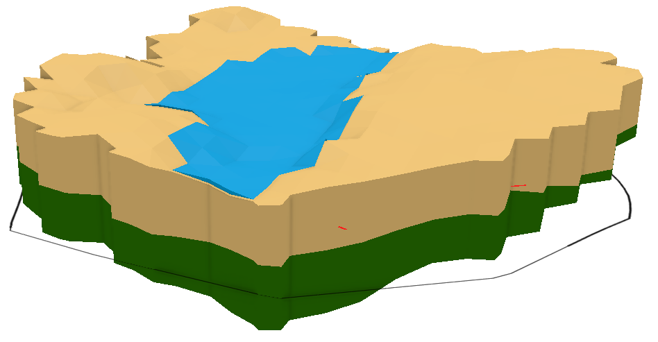 Example of ArcHydro Groundwater Pro greodatabase volume 