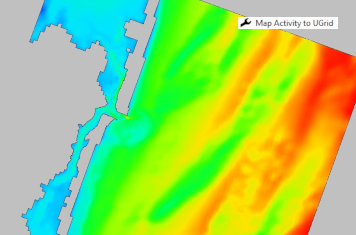 Example of Map Activity to UGrid tool