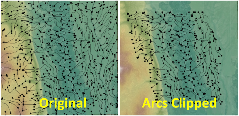 Example of the Clip Tool before and after