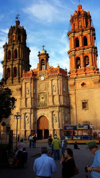 One of the many beautiful churches in San Luis Potosi