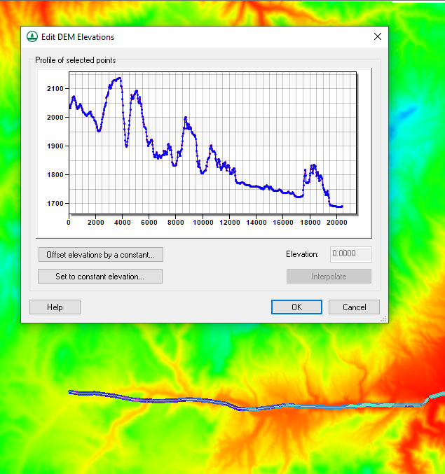 Editing DEM Elevation using an Arc