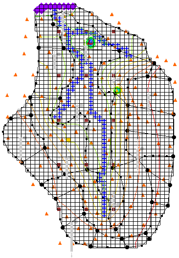 Model calibrated using PEST