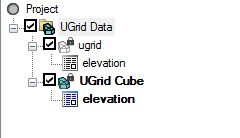 Multiple UGrids in the Project Explorer