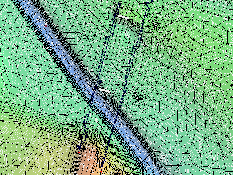 SHR-2D monitor lines snapping to mesh nodes