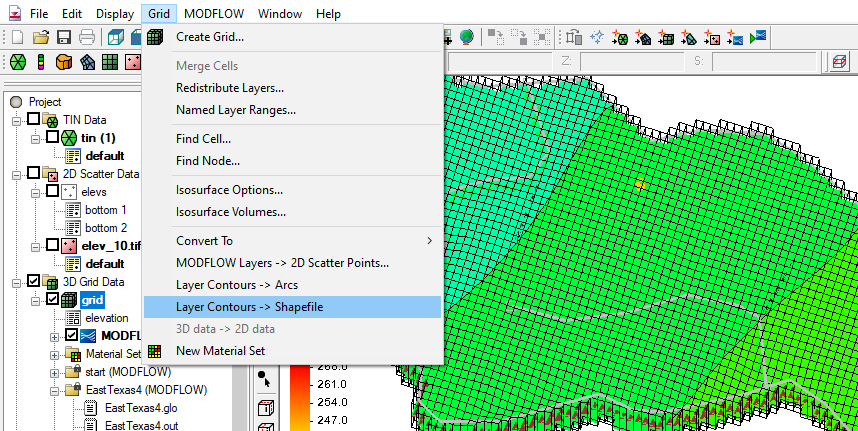 The Contour Lines to Shapefile Command